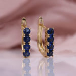 Blue Tiny Earrings