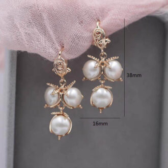 Pearl Earrings size