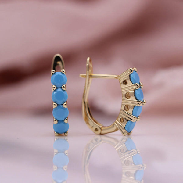Turquoise Tiny Earrings