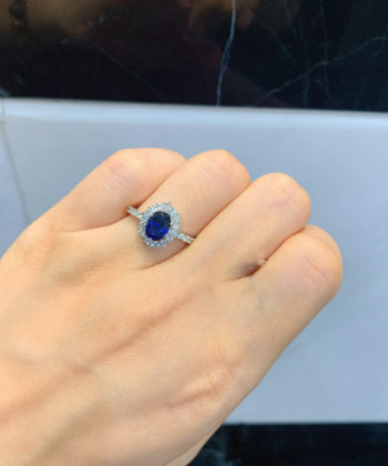 Blue Ring For Girls