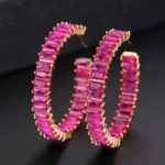 Pink Hoops for Women