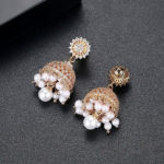 Jhumki Pearl Earrings