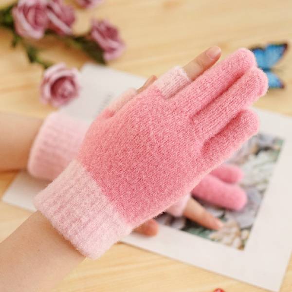Pink Gloves For Girls