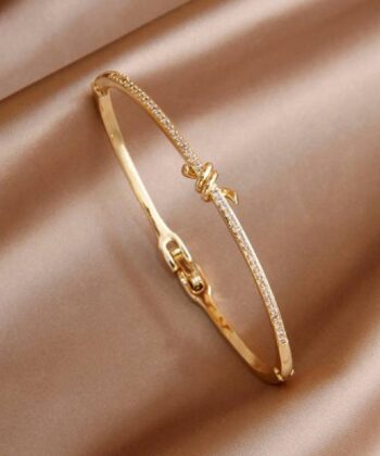 gold plated thin bracelet