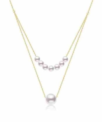 Double Layer Pearl Necklace