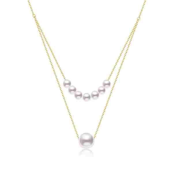 Double Layer Pearl Necklace