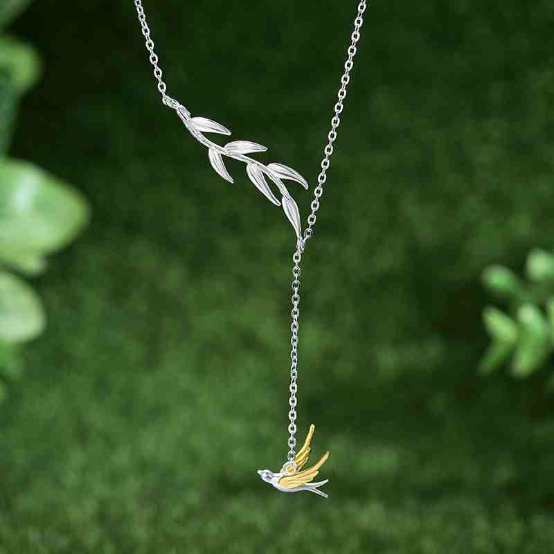 925 Sterling Silver Sparrow Pendant
