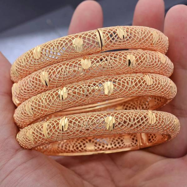 gold plated bangles