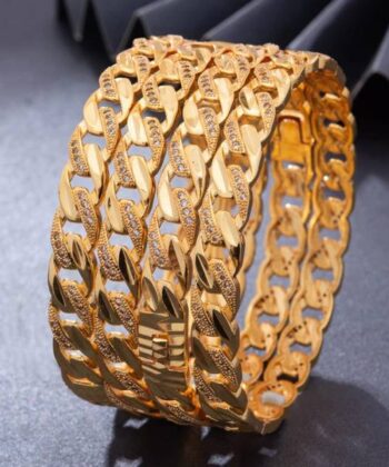 gold plated bangles