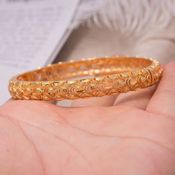 gold plated bangles